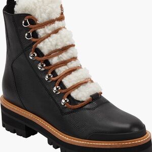 Marc Fisher LTD Izzie Genuine Shearling lug sole boot (women)
